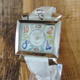 国内最大級ガガミラノスーパーコピー ガガミラノ時計コピー メンズ レディース 腕時計 ナポレオーネ シェル マルチカラー ホワイトレザー 6030.1